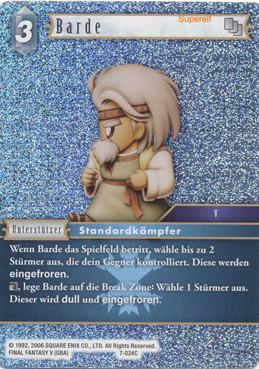 Final Fantasy Opus 7-024 C Barde Eis