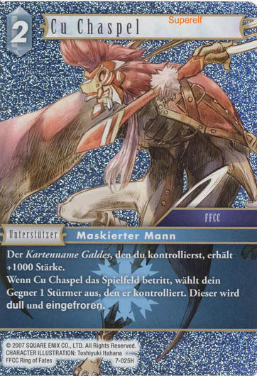 Final Fantasy Opus 7-025 H Cu Chaspel Eis