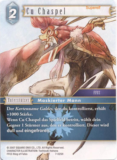 Final Fantasy Opus 7-025 H Cu Chaspel Eis