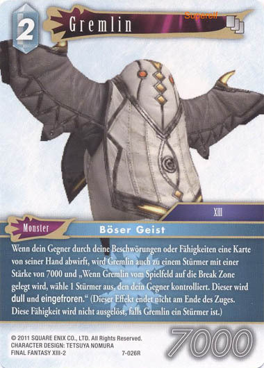 Final Fantasy Opus 7-026 R Gremlin Eis
