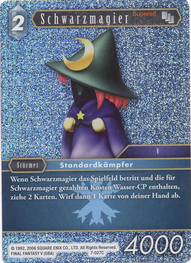 Final Fantasy Opus 7-027 C Schwarzmagier Eis
