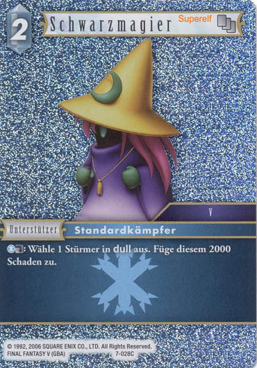 Final Fantasy Opus 7-028 C Schwarzmagier Eis