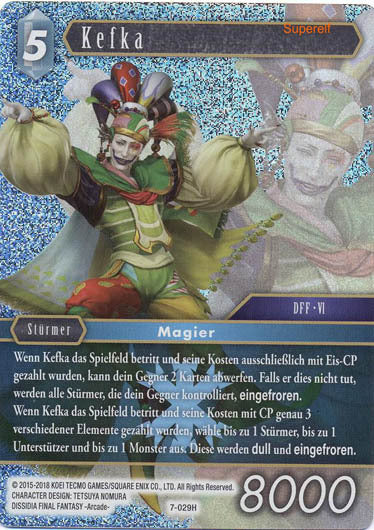 Final Fantasy Opus 7-029 H Kefka Eis