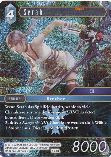 Final Fantasy Opus 7-035 L Serah Eis