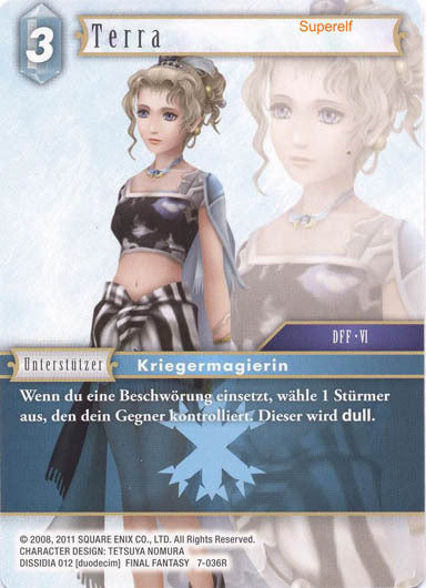 Final Fantasy Opus 7-036 R Terra Eis