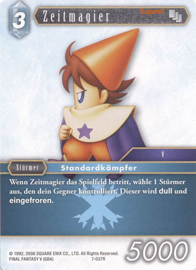 Final Fantasy Opus 7-037 R Zeitmagier Eis