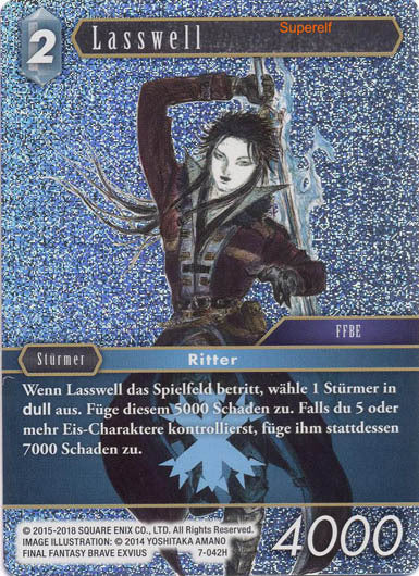 Final Fantasy Opus 7-042 H Lasswell Eis