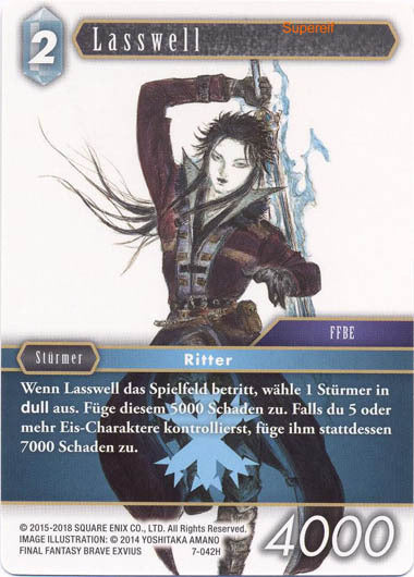 Final Fantasy Opus 7-042 H Lasswell Eis