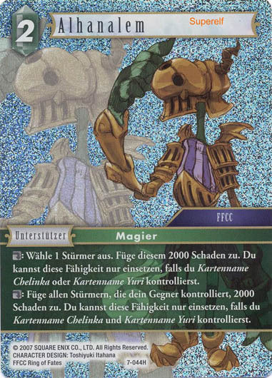 Final Fantasy Opus 7-044 H Alhanalem Wind