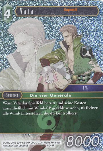 Final Fantasy Opus 7-046 R Vata Wind