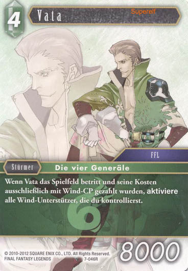 Final Fantasy Opus 7-046 R Vata Wind