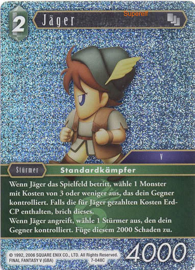 Final Fantasy Opus 7-048 C Jäger Wind