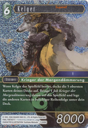 Final Fantasy Opus 7-049 H Kelger Wind