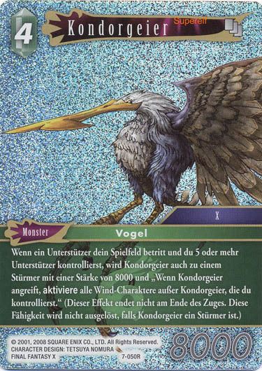 Final Fantasy Opus 7-050 R Kondorgeier Wind