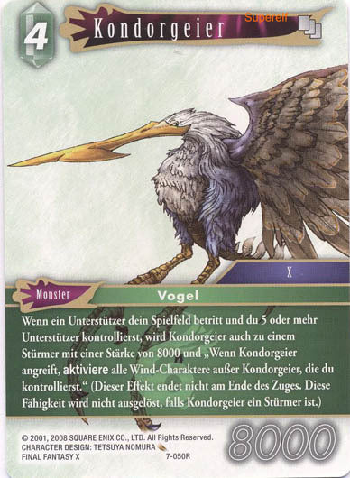 Final Fantasy Opus 7-050 R Kondorgeier Wind