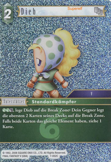 Final Fantasy Opus 7-052 C Dieb Wind