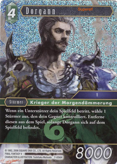 Final Fantasy Opus 7-056 H Dorgann Wind