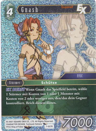Final Fantasy Opus 7-057 R Gnash Wind