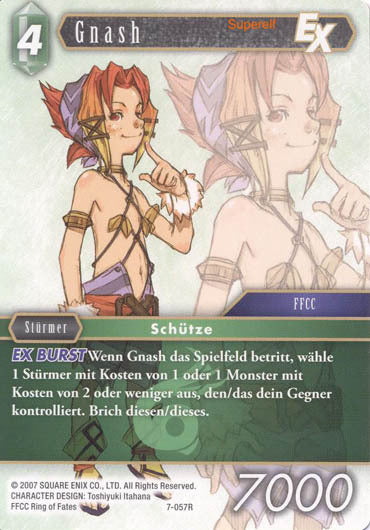 Final Fantasy Opus 7-057 R Gnash Wind