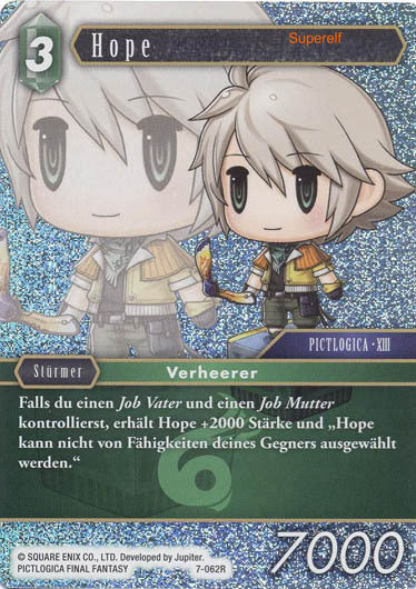 Final Fantasy Opus 7-062 R Hope Wind