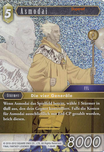 Final Fantasy Opus 7-064 R Asmodai Erde