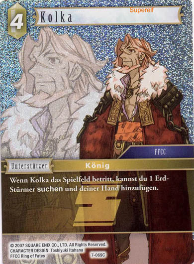 Final Fantasy Opus 7-069 C Kolka Erde