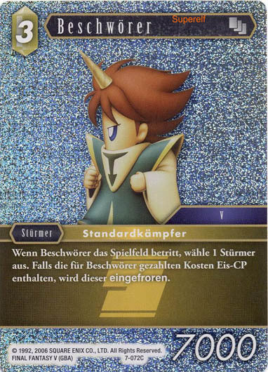 Final Fantasy Opus 7-072 C Beschwörer Erde