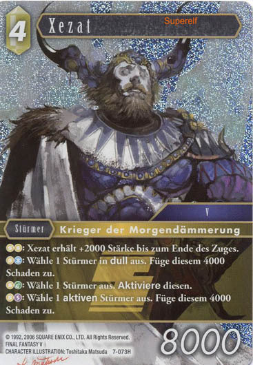 Final Fantasy Opus 7-073 H Xezat Erde