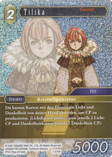 Final Fantasy Opus 7-075 R Tilika Erde
