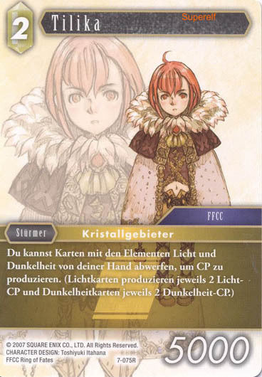 Final Fantasy Opus 7-075 R Tilika Erde