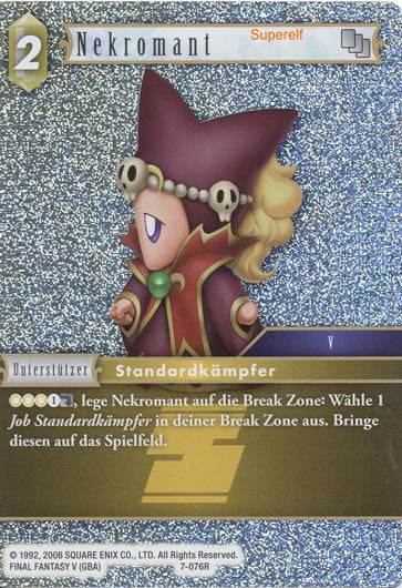 Final Fantasy Opus 7-076 R Nekromant Erde