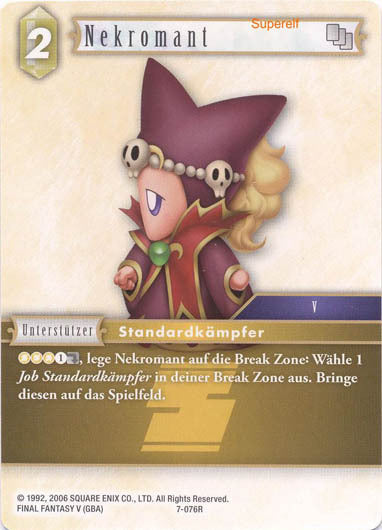 Final Fantasy Opus 7-076 R Nekromant Erde