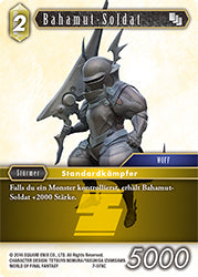 Final Fantasy Opus 7-078 C Bahamut-Soldat Erde
