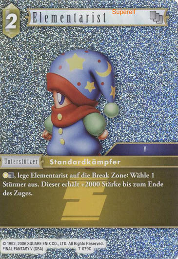 Final Fantasy Opus 7-079 C Elementarist Erde