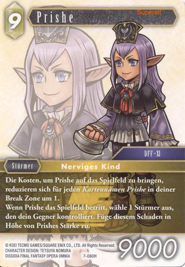 Final Fantasy Opus 7-080 H Prishe Erde