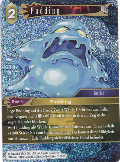 Final Fantasy Opus 7-081 C Pudding Erde