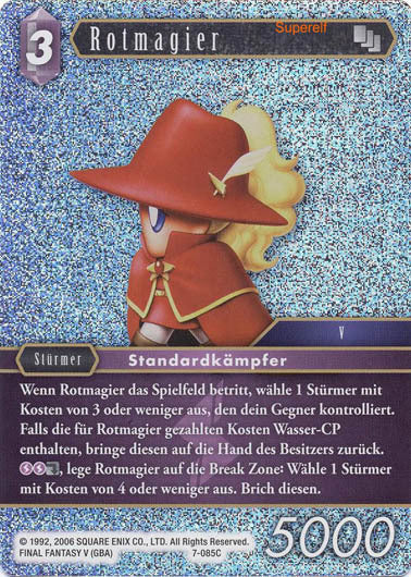 Final Fantasy Opus 7-085 C Rotmagier Blitz
