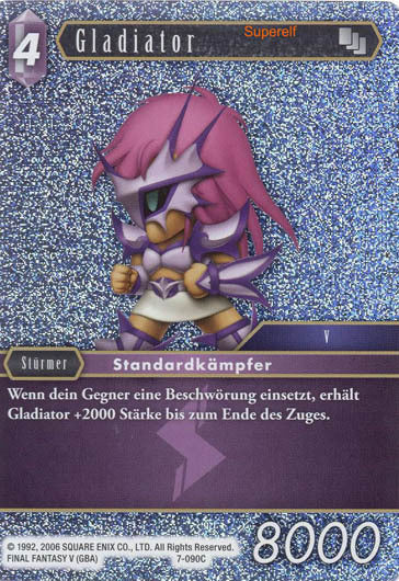 Final Fantasy Opus 7-090 C Gladiator Blitz