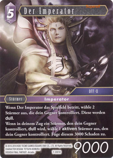 Final Fantasy Opus 7-091 H Der Imperator Blitz