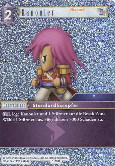 Final Fantasy Opus 7-099 R Kanonier Blitz