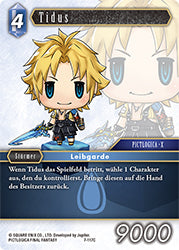 Final Fantasy Opus 7-117 C Tidus Wasser
