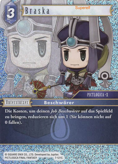 Final Fantasy Opus 7-121 C Braska Wasser