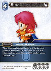 Final Fantasy Opus 7-122 C Mime Wasser