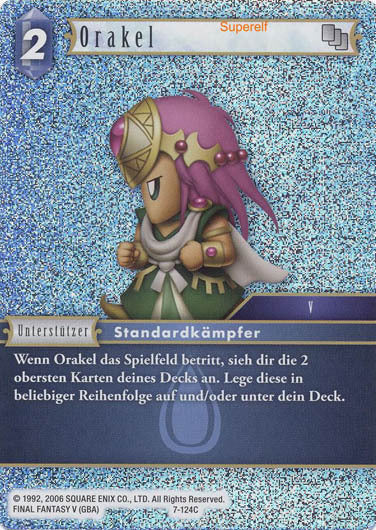 Final Fantasy Opus 7-124 C Orakel Wasser