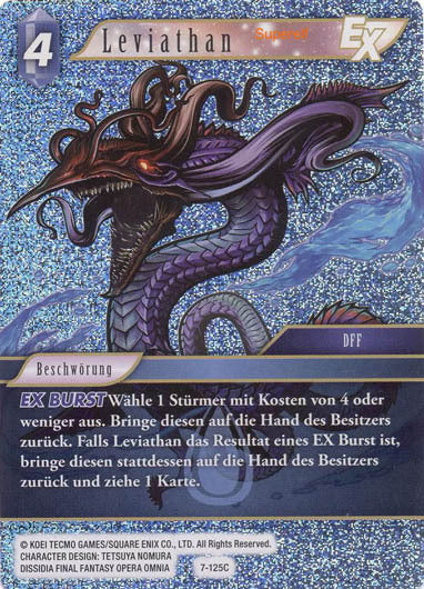 Final Fantasy Opus 7-125 C Leviathan Wasser