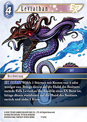 Final Fantasy Opus 7-125 C Leviathan Wasser