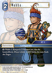 Final Fantasy Opus 7-126 C Wakka Wasser