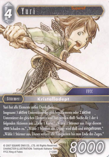 Final Fantasy Opus 7-128 H Yuri Licht