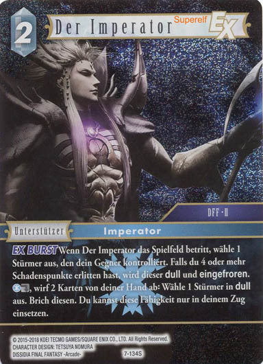 Final Fantasy Opus 7-134 S Der Imperator Eis