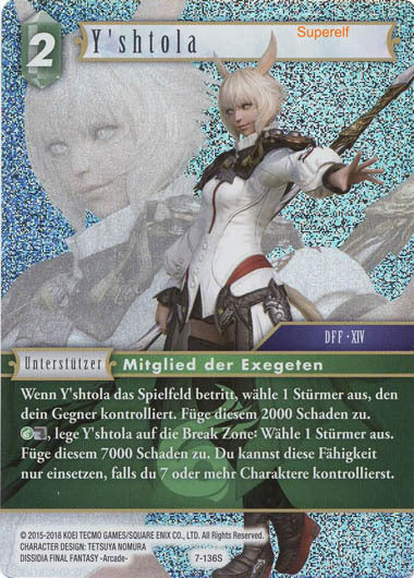 Final Fantasy Opus 7-136 S Y`shtola Wind